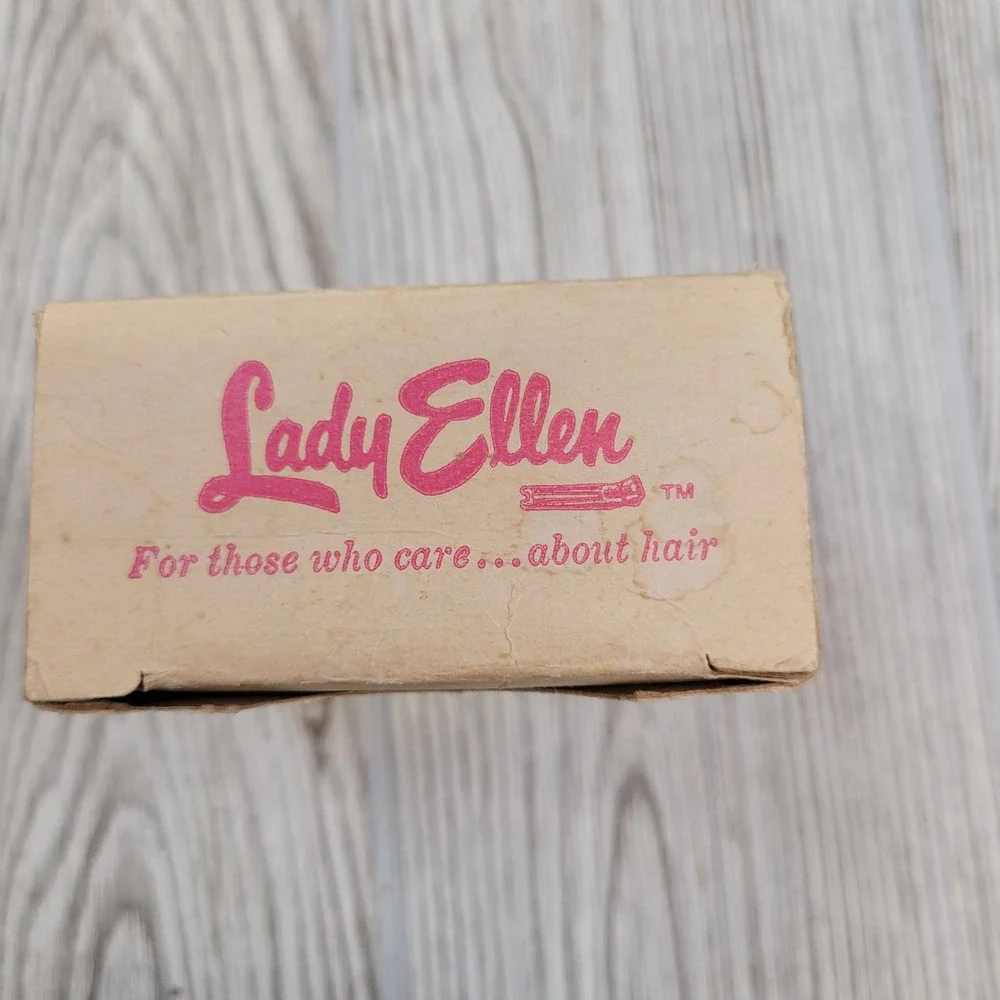 Lady Ellen Klippies Double Prong Metal Hair Clips L-100 Box Salon About 80 1960s